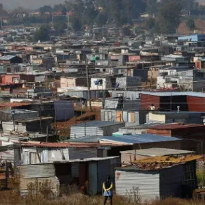 An informal settlement near Lenasia in south Johannesburg, South Africa.SIPHIWE SIBEKO / REUTERS